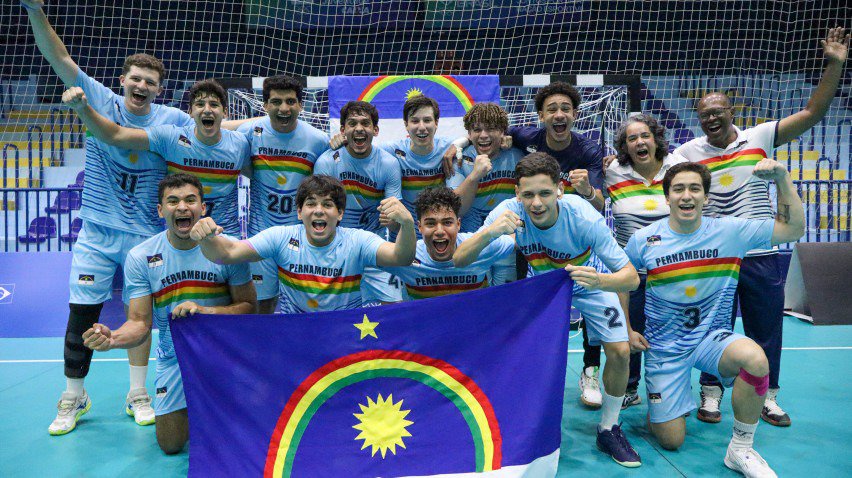 Ouro inédito no handebol: Pernambuco conquista título nacional dos Jogos da Juventude