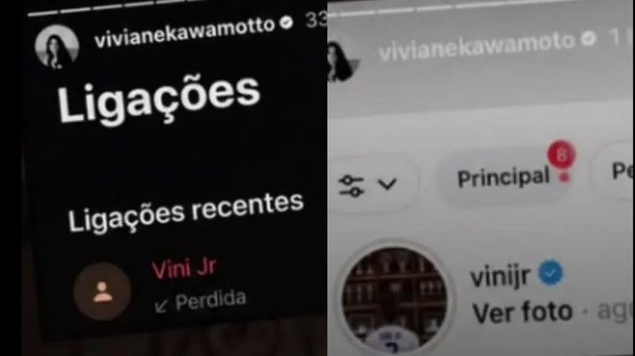 Suposta ligação de Vini Jr. 