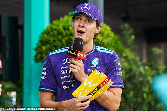 Corporate Mercedes is at play, when Russell might otherwise have ripped into the team and stamped his feet for clearly favouring Kimi