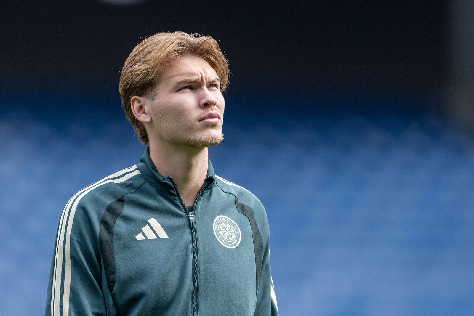Joel van den Berg of Celtic at Ibrox