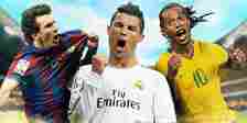Leo Messi, Cristiano Ronaldo and Ronaldinho