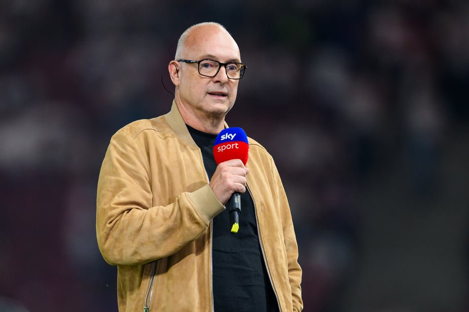 Moderator Frank Buschmann (61) kann nicht verstehen, warum Ole Werner (38) bei RB Leipzig gehen musste.