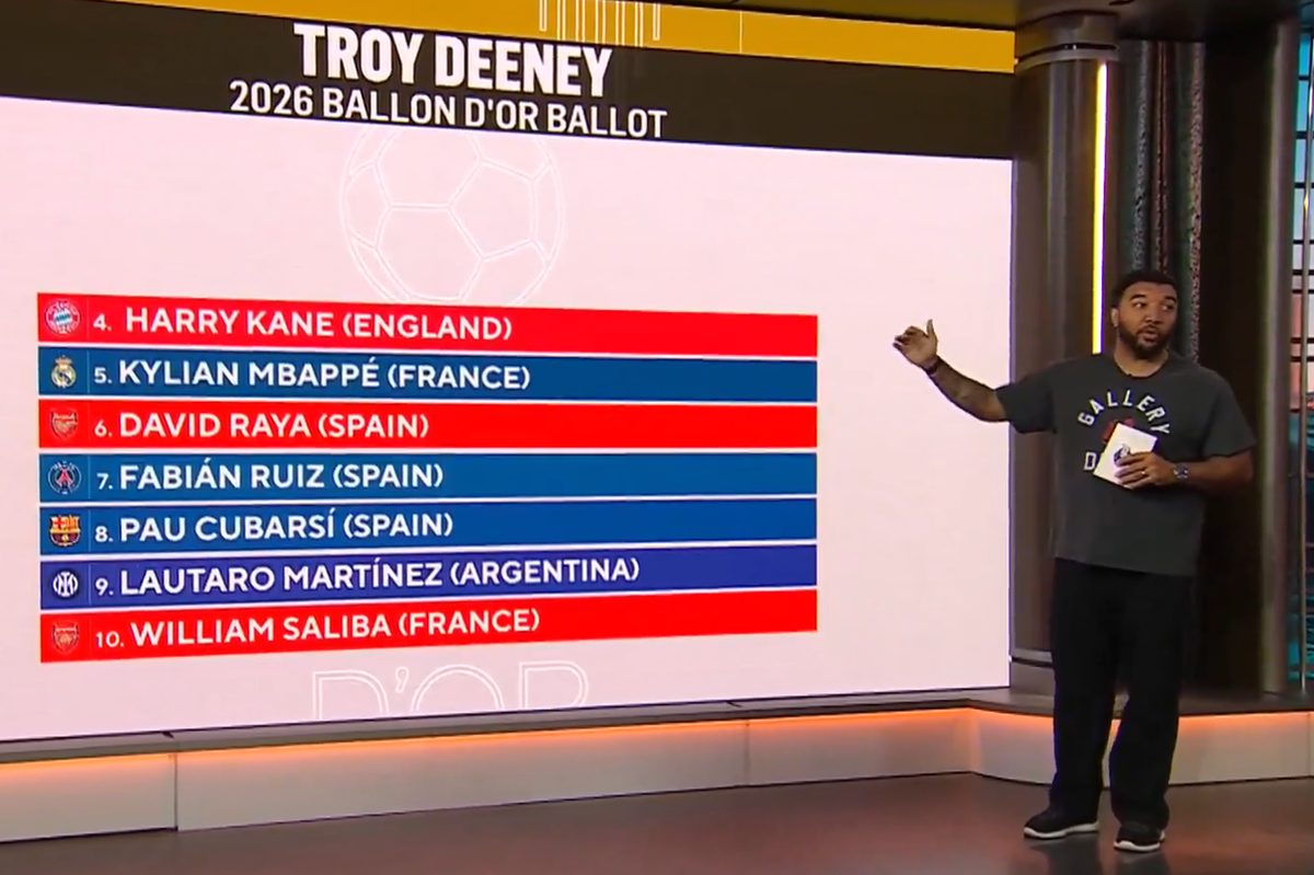 Troy Deeney's Ballon d'Or rankings on CBS Sports Golazo
