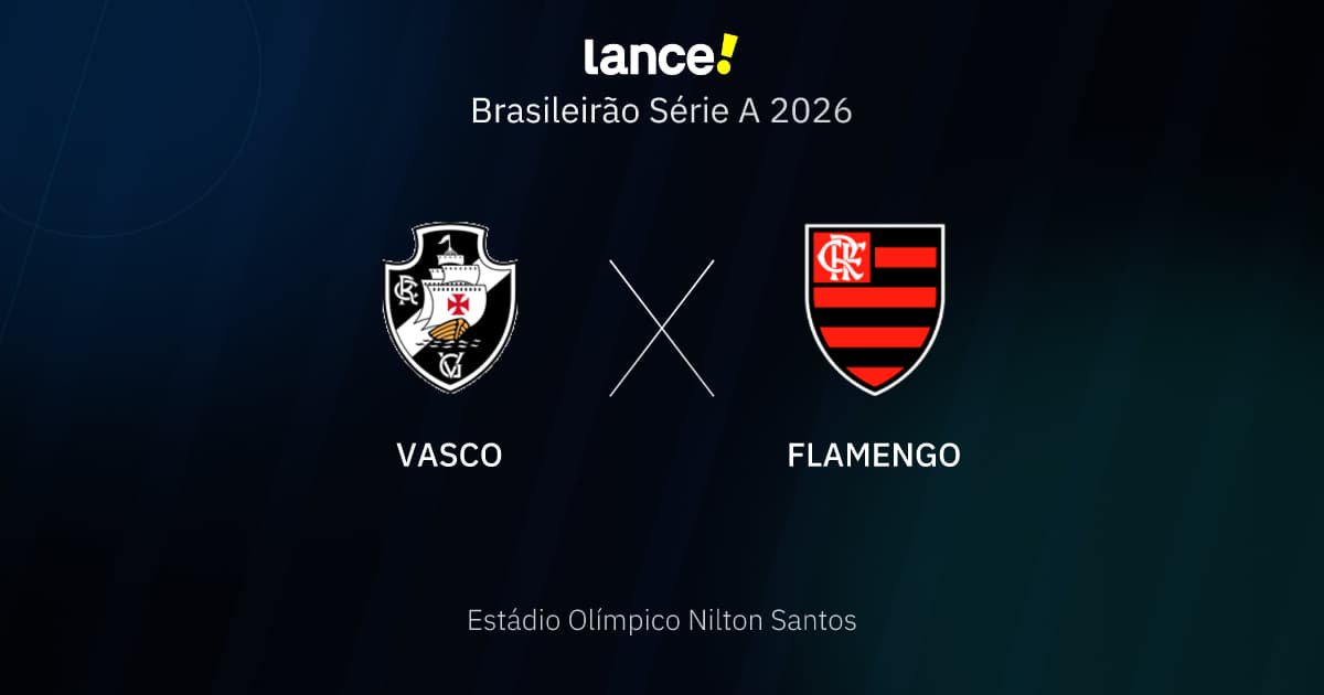 Vasco e Flamengo se enfrentam hoje: onde assistir e escalações
