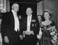 Prince Henry stood with Sir Charles Hambro and Princess Alice