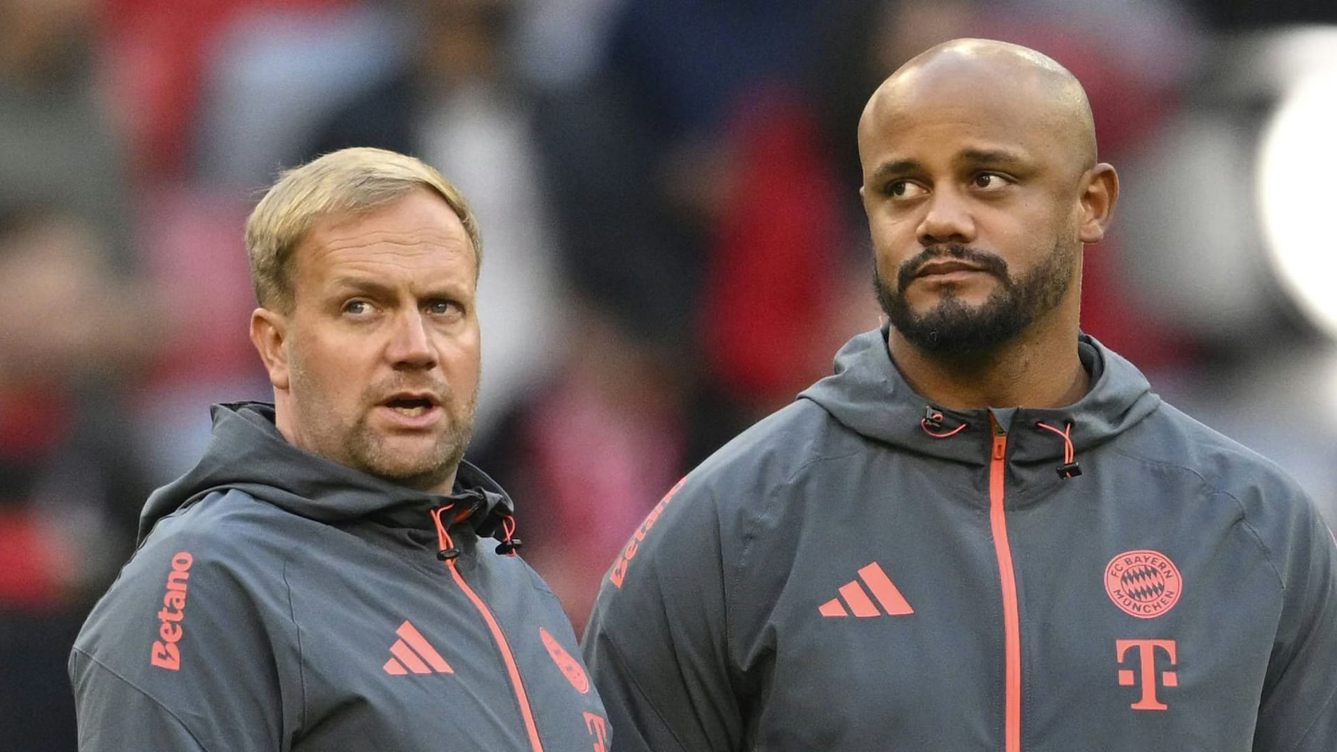 Aaron Danks (l.) vertritt heute Vincent Kompany.