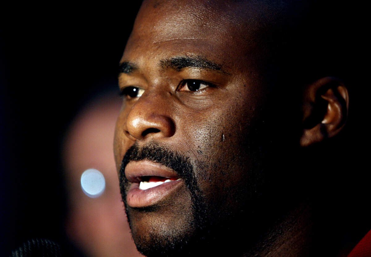 From July 2007: USC legend BJ McKie speaks after a press conference as part of the 100-year anniversary of the South Carolina men’s basketball program.