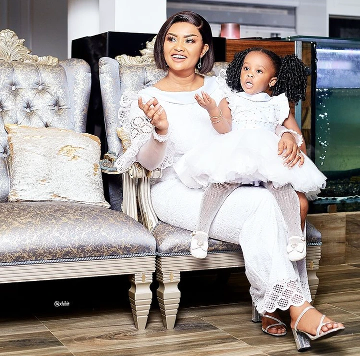 New beautiful photos of Nana Ama McBrown, Her Husband, and Baby Maxin show their love