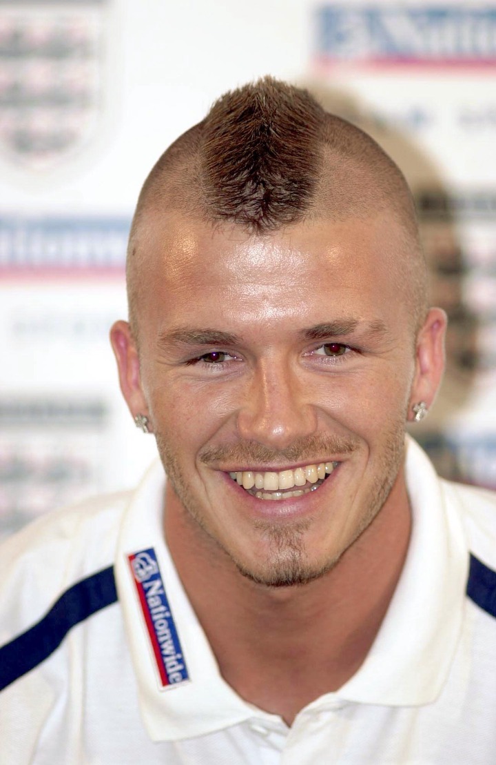 The former England captain's questionable mohawk