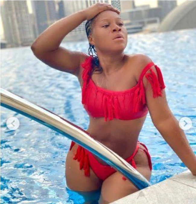 Mixed Reactions As Nollywood Actress, Destiny Etiko Shows Off Her Physique In Recent Photo