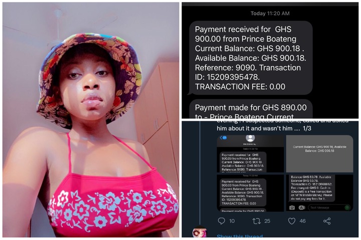 Beautiful lady sends back MoMo mistakenly sent to her account and received a reward for her action