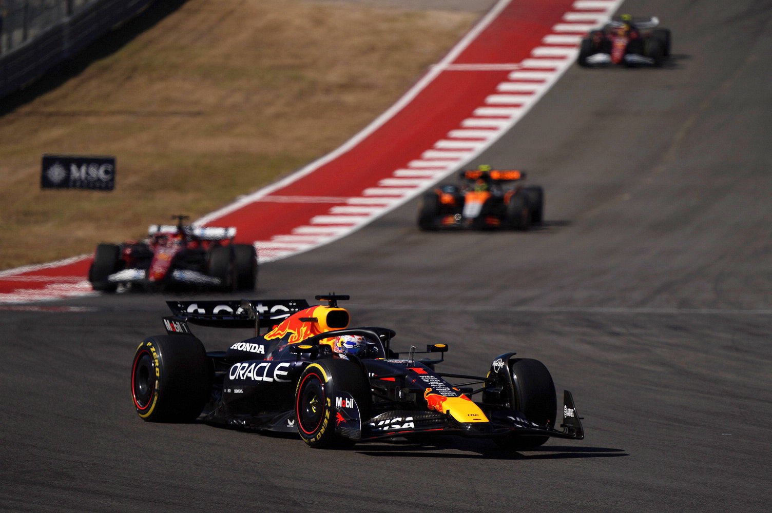 Auf dem Circuit of the Americas sind immer wieder leichte Bodenwellen zu erkennen