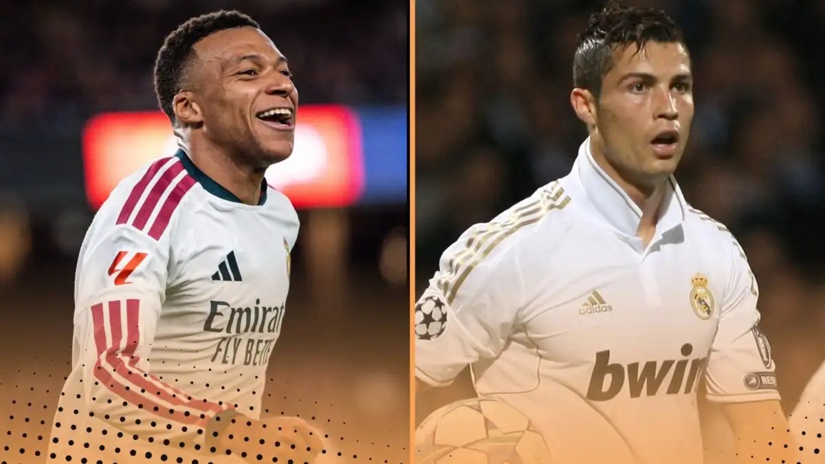 Kylian Mbappe and Cristiano Ronaldo