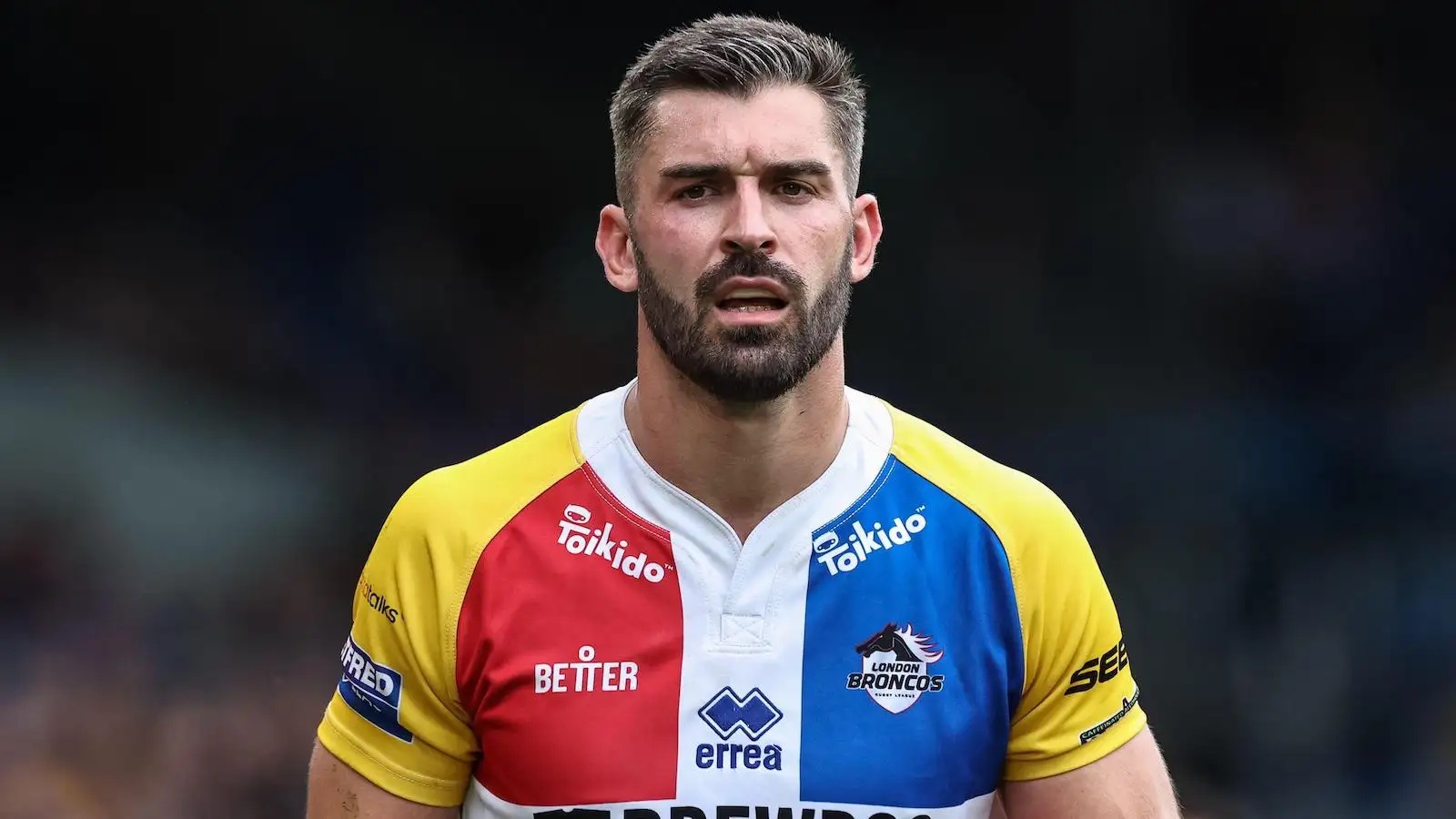 Will Lovell in action for London Broncos in 2024