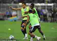 Terry said he had no problem with the young stars including Chalobah (pictured challenging Terry in Malaysia in 2011), and called for Villas-Boas to 'own it'