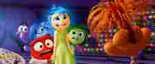 The arrival of Anxiety (voiced by Maya Hawke, far right) puts Fear (Tony Hale), Anger (Lewis Black), Sadness (Phyllis Smith), Joy (Amy Poehler) and Disgust (Liza Lapira) on edge in "Inside Out 2."