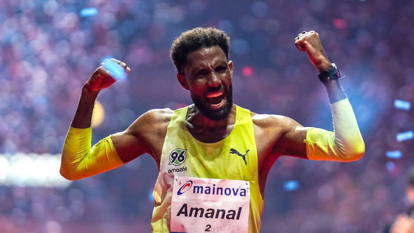 Amanal Petros läuft auf Platz 2 beim Mainova Frankfurt Marthon