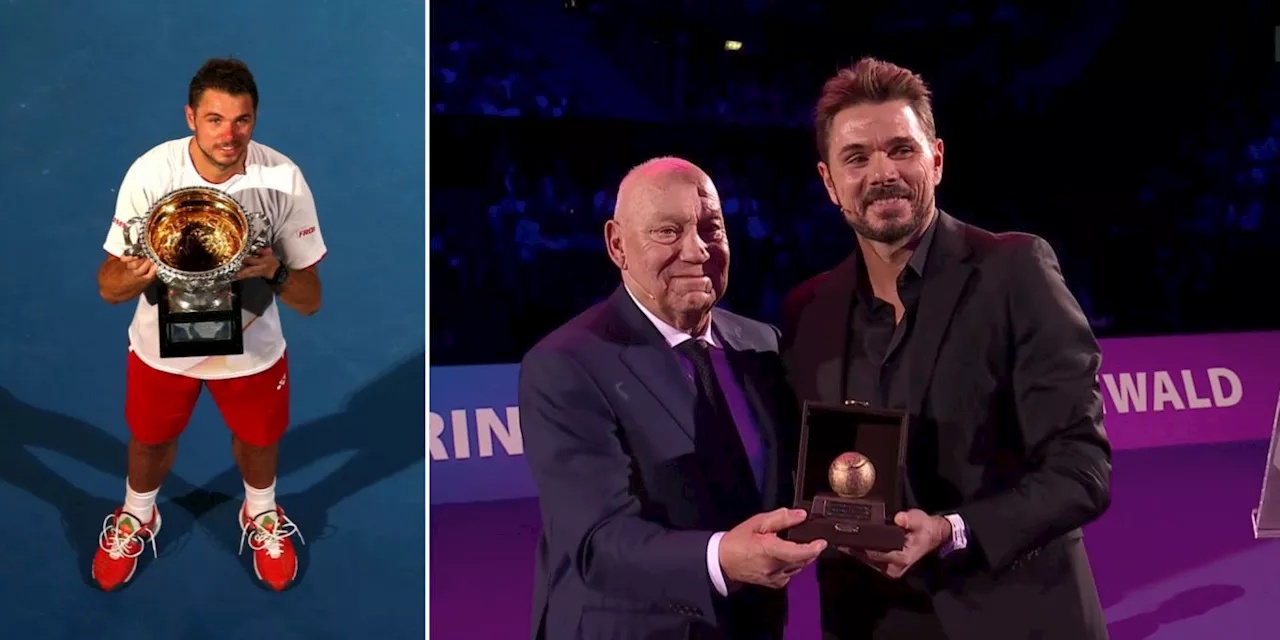 Stan Wawrinka wird in Basel mit einer emotionalen Zeremonie verabschiedet