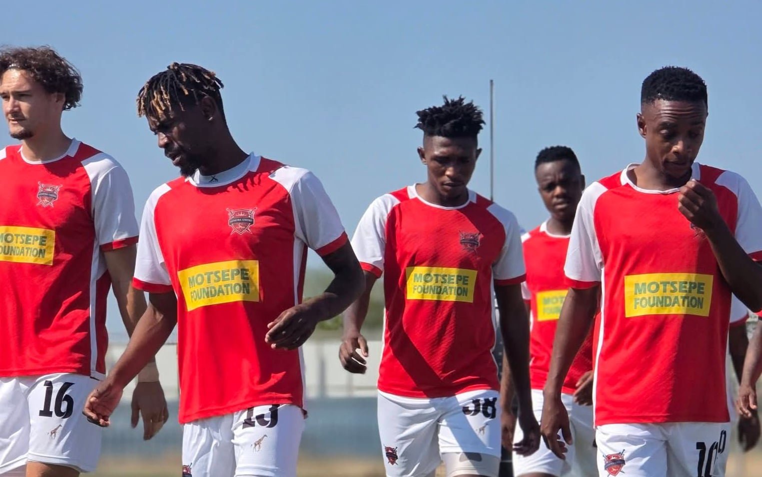 Gomora United players on a matchday