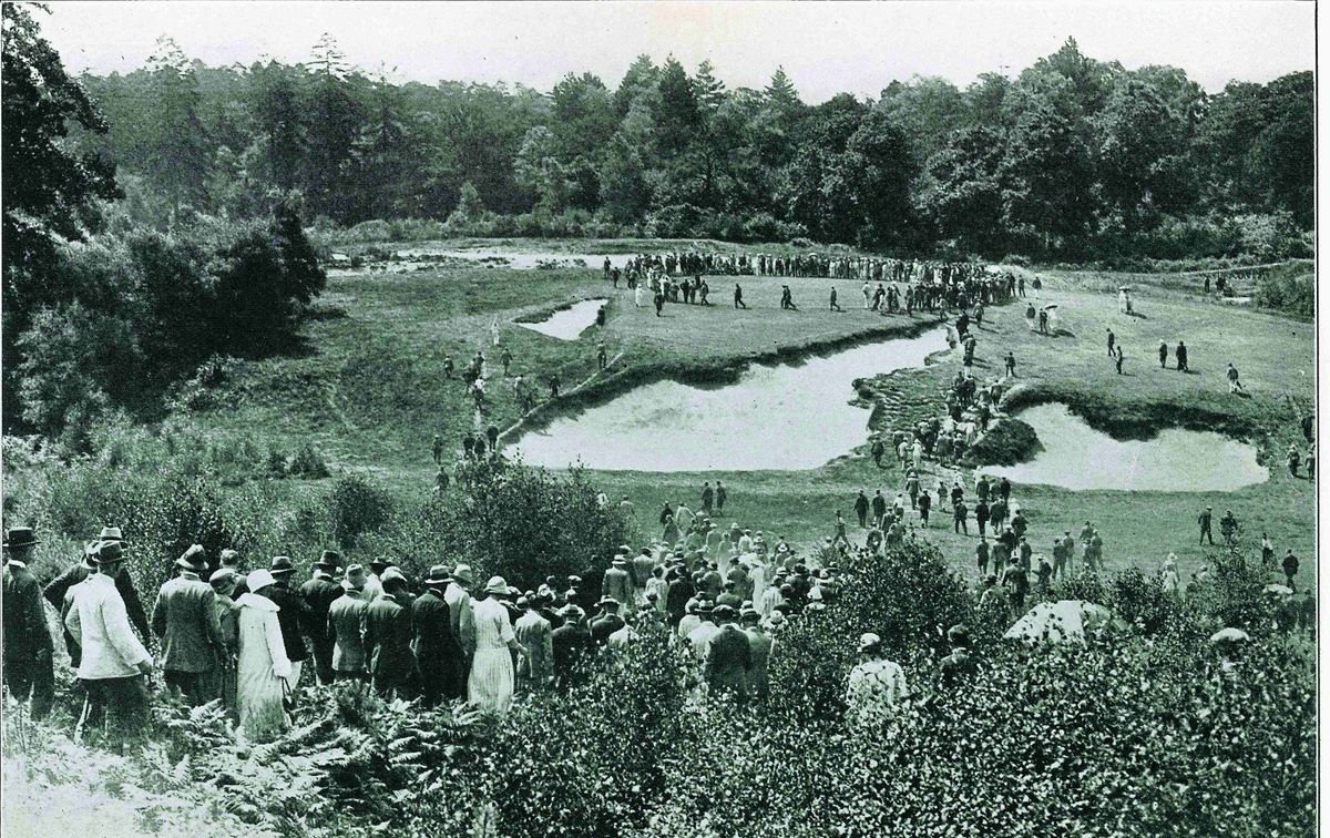 St George's Hill Golf Club hosting a USA vs GB international in 1924