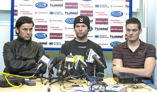 Paul Hartley, Steven Pressley and Craig Gordon hit out at the club's ownership in October 2006