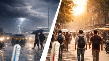 सावधान! अगले 48 घंटों में 17 राज्यों में कुदरत का कहर, 80 की रफ्तार से चलेंगी हवाएं, IMD Alert जारी