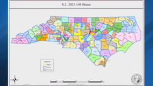 FILE - North Carolina redistricting maps. (Photo: North Carolina Legislature){&nbsp;}