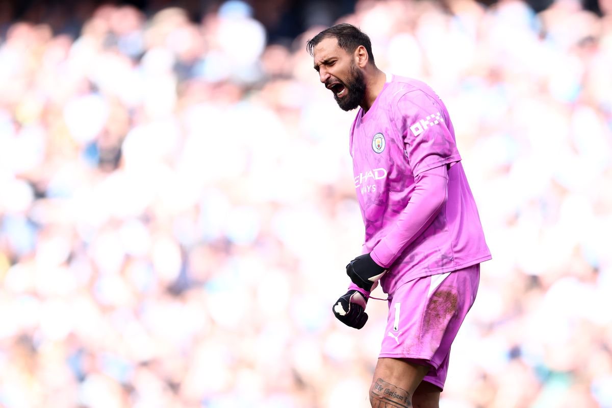Manchester City goalkeeper Gianluigi Donnarumma