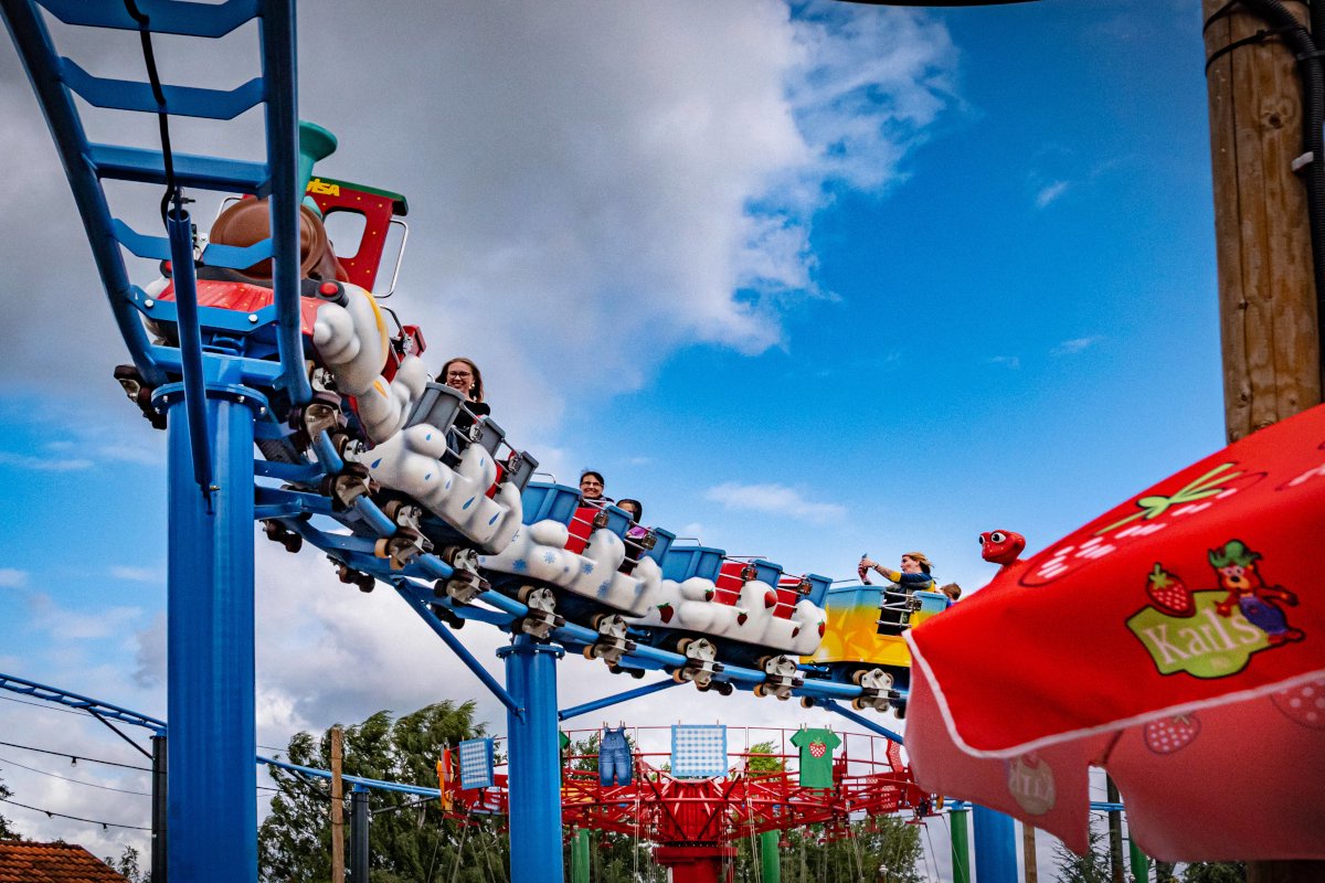 Achterbahn in Elstal bei Karls Erlebnis-Dorf