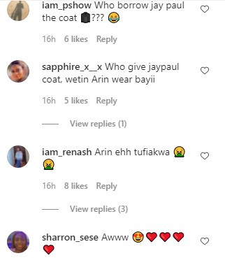 "I Thought Arin Is A Fashion Designer" - Reactions As Users Criticize Dresses Of Jay Paul And Arin