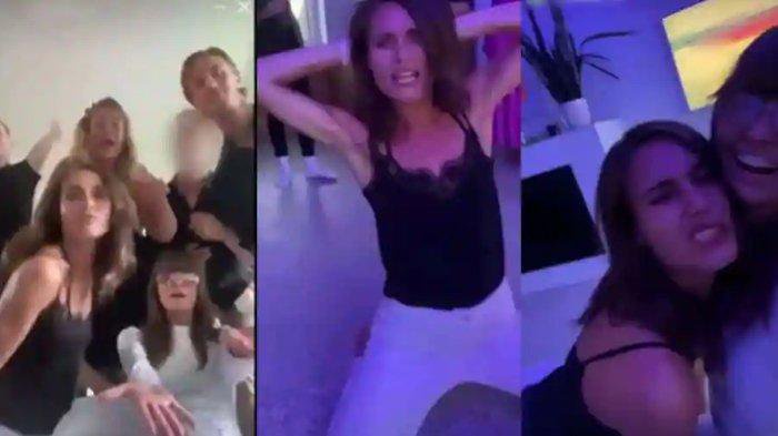 Perdana Menteri Finlandia Sanna Marin terlihat menari dan bernyanyi dalam video baru yang dirilis pada hari Rabu (17/8/2022) Foto:(Twitter)