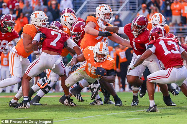 Alabama were on the receiving end of a major upset as they fell to a 26-10 defeat to Tennessee