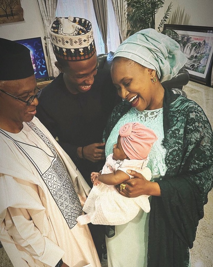 Governor El-Rufai and his wife, Aisha Ummi Garba welcome a baby girl