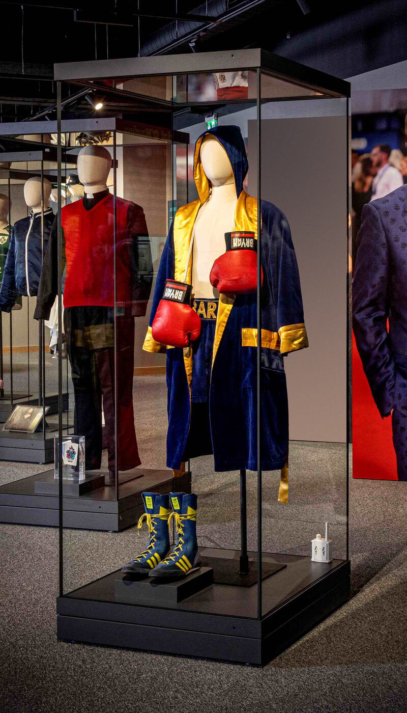 Barry McGuigan's robe (Monaghan County Museum)