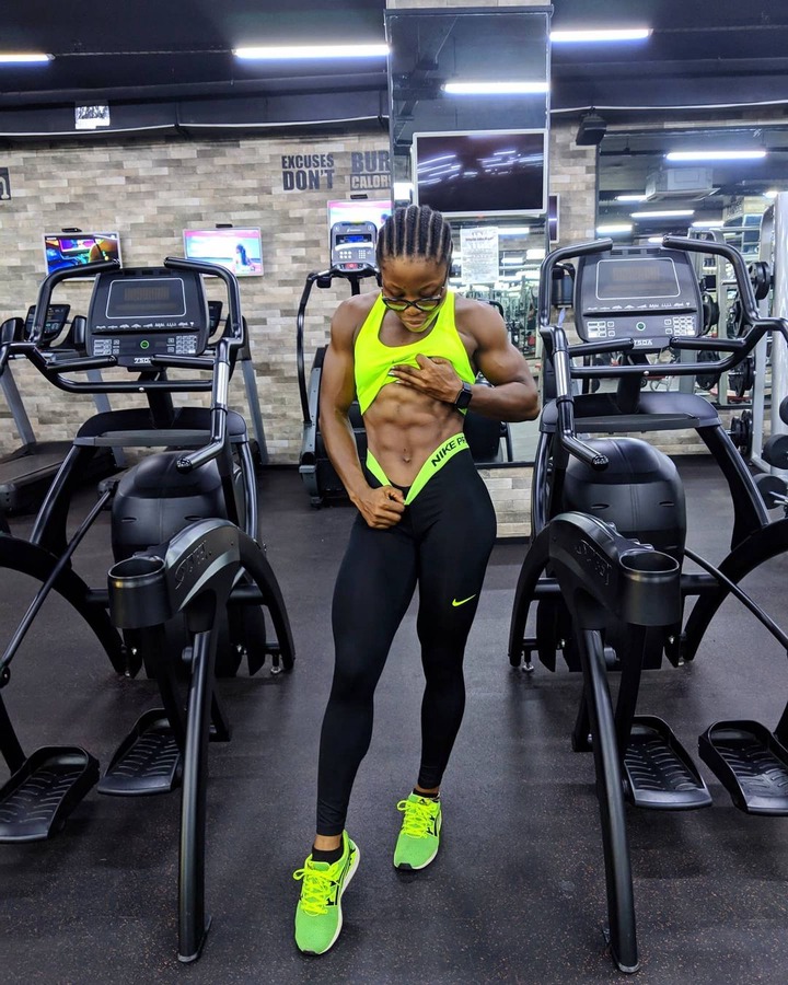 Mary Got Fit: Mary Nyarko, Ghana body bodybuilder break