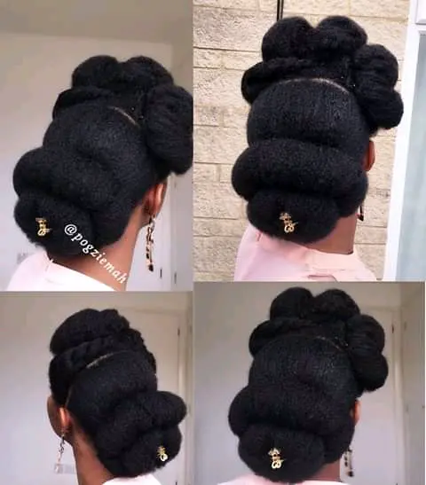 Beautiful ways you can wrap natural hair to look stunning (photos)