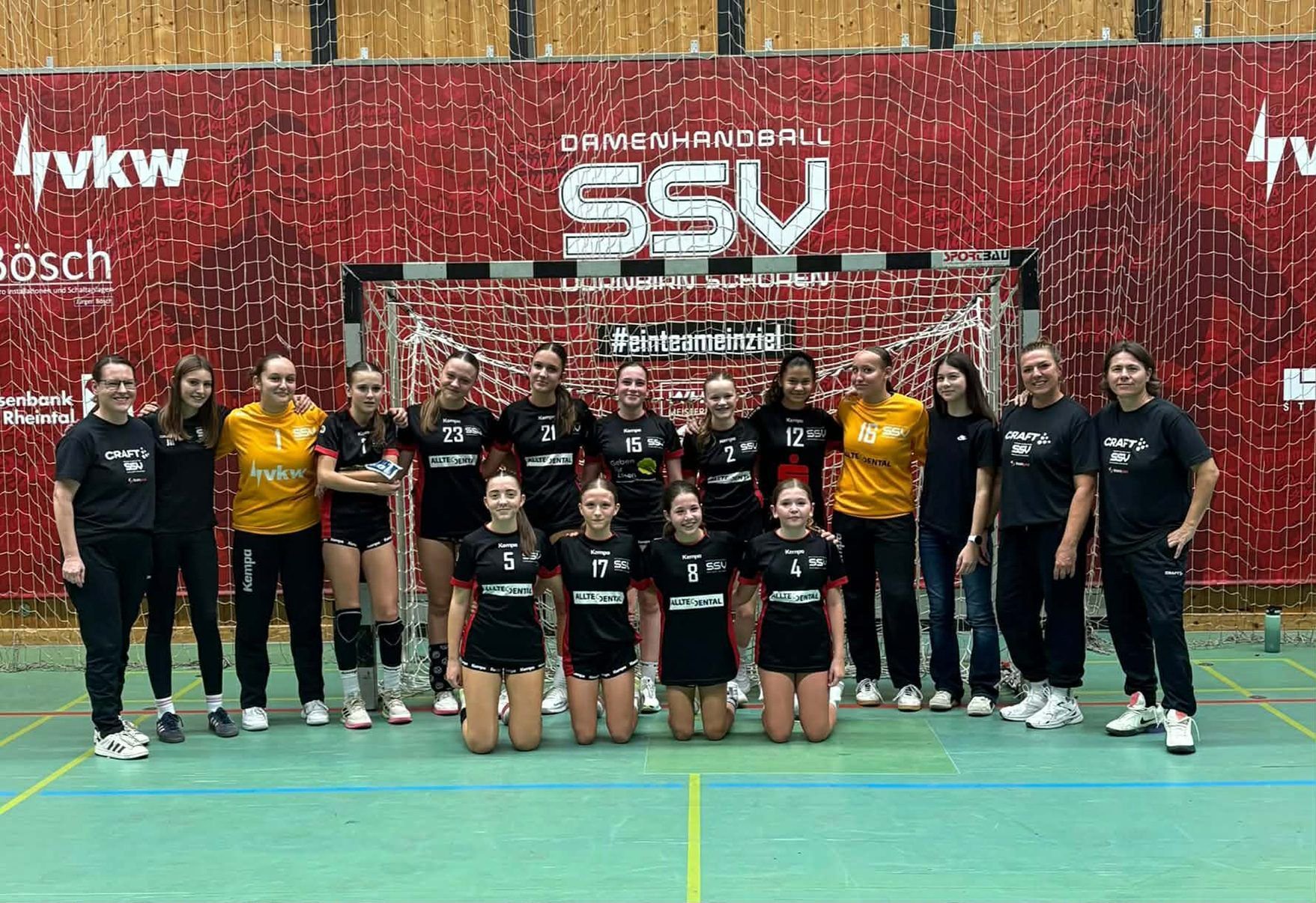 Die U14-2 des SSV Dornbirn Schoren musste sich Isny trotz einer Steigerung nach der Pause mit 28:34 geschlagen geben.