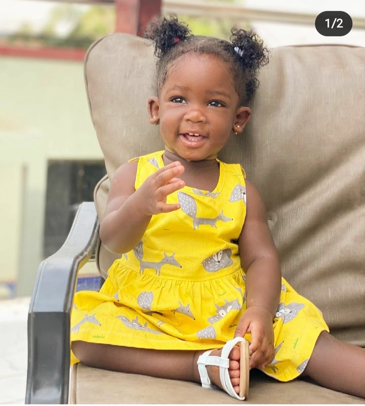 15 photos of Nana Akua Nhyira, the most talked-about celebrity baby in Ghana.