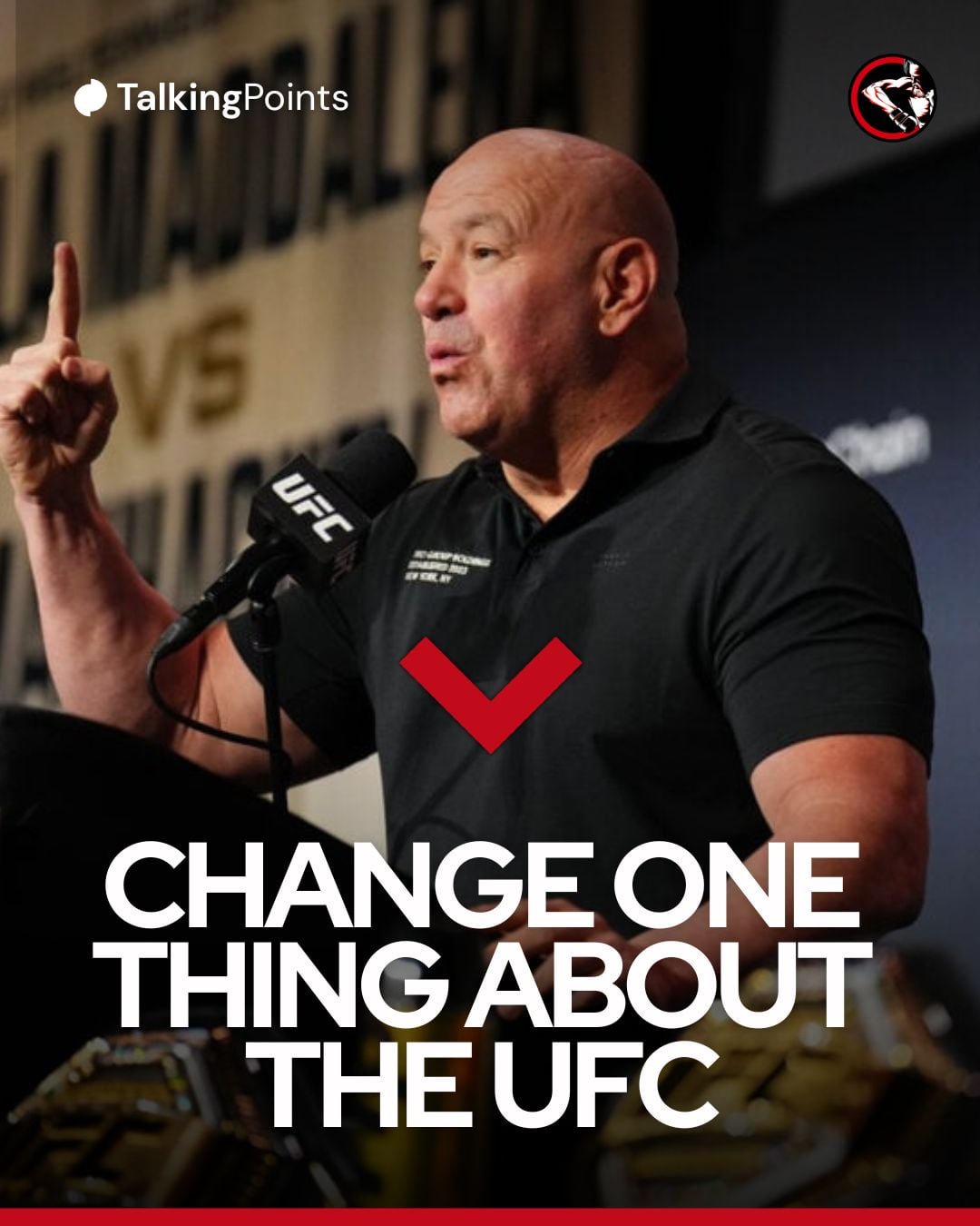 Dana White speaks at the UFC 322 press conference