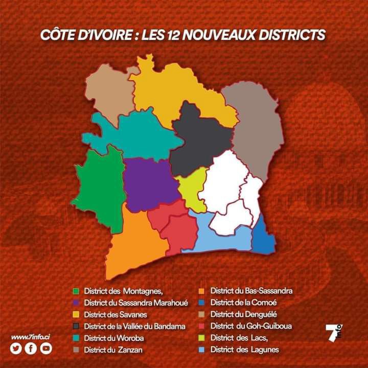 Voici ce qu'il faut savoir sur les districts autonomes en Côte d'Ivoire