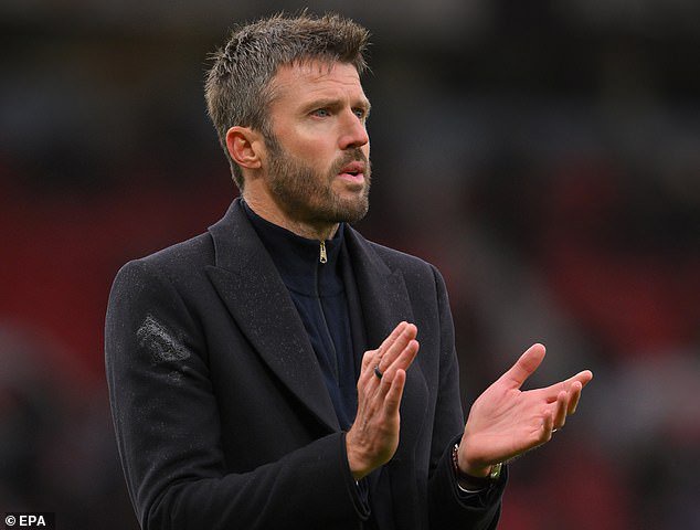 Michael Carrick insists he was not saying farewell to Manchester United fans as he did a lap of Old Trafford after their 3-0 defeat by Bournemouth