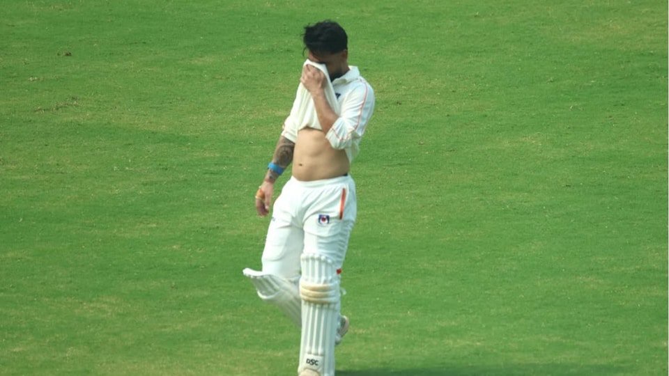 Rinku Singh was dismissed for just two runs against Pondicherry. (BCCI domestic)