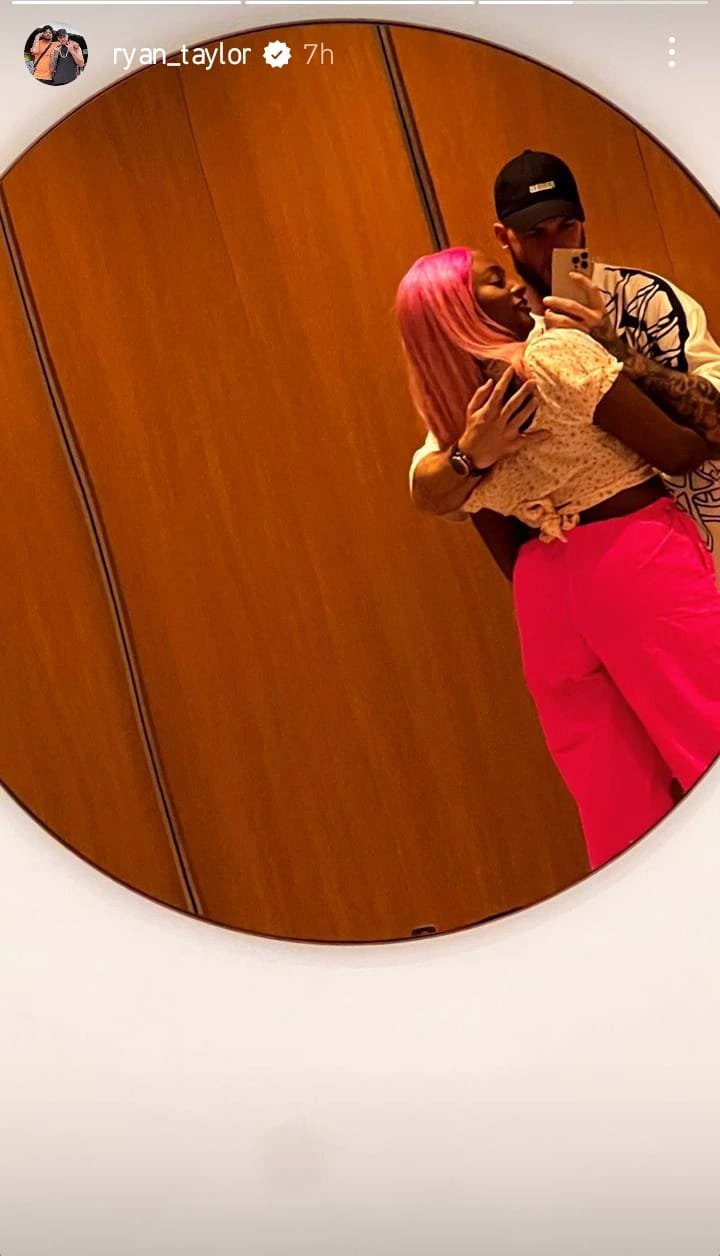 Ryan Taylor shares selfie with DJ Cuppy