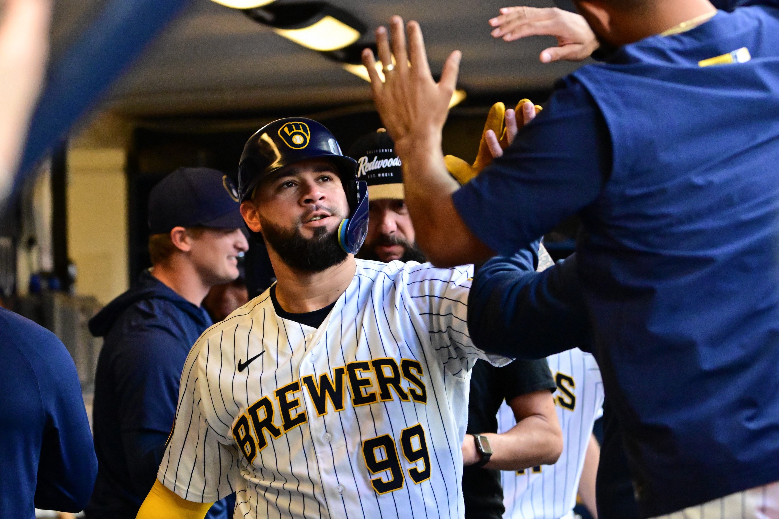 Milwaukee Brewers catcher/DH Gary Sanchez