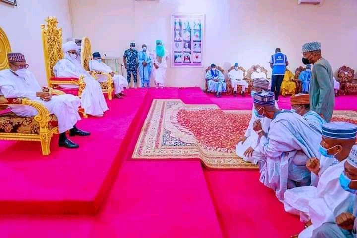 Check Out Photos Of President Buhari At His Son's Wedding Ceremony.