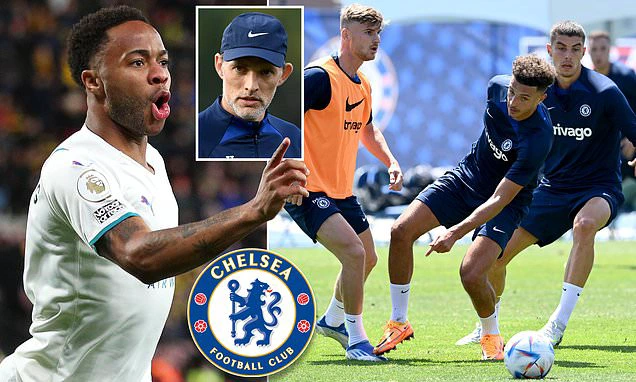 Raheem Sterling flies out to Los Angeles to join up with Chelsea squad  ahead of his £50m move