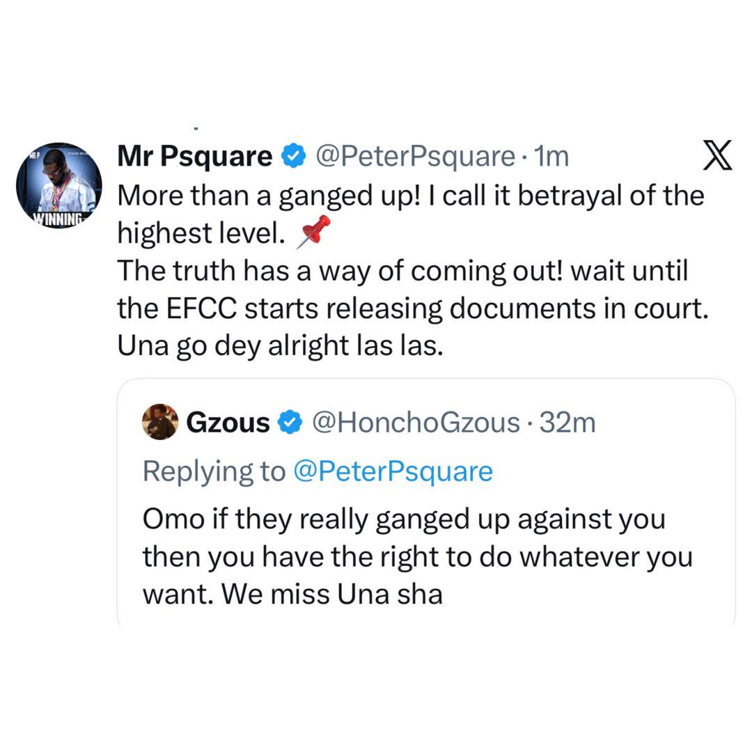 I discovered the name - Peter Okoye responds to X-user who asked him to drop the PSquare name after changing his birthday