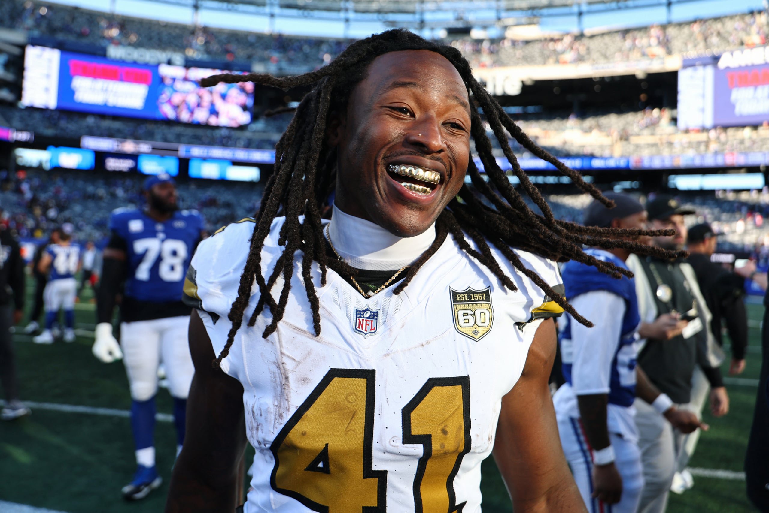 NFL: New Orleans Saints at New York Giants