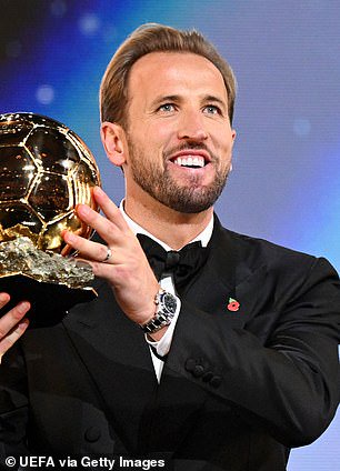 Harry Kane, after winning the Ballon d'Or, gave an update on his unwell manager