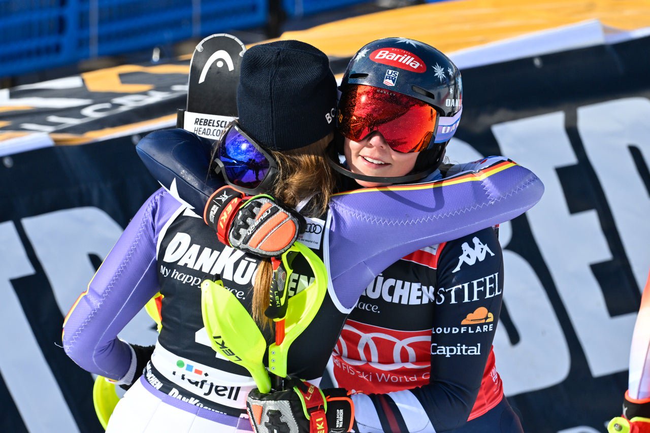 Emma Aicher is among those closing the gap to Shiffrin (Getty)